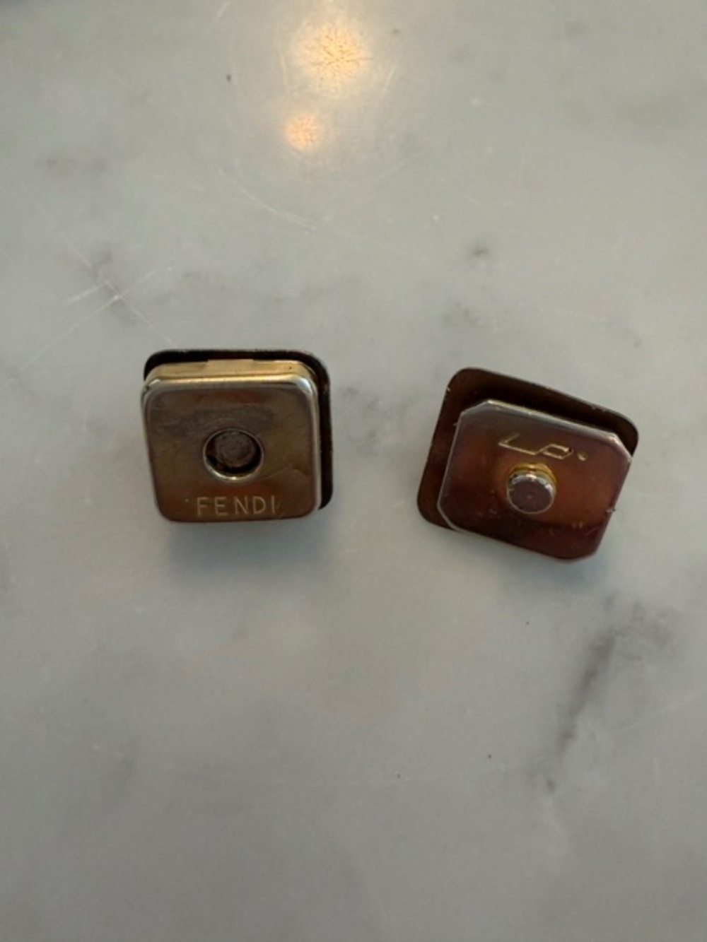 Fendi Gold Coloured Spare Magnetic Snap Button